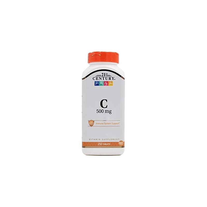 21st Century Vitamin C, 500 mg, 250 Tablets