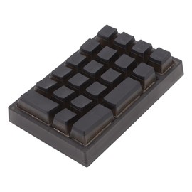 SUNGOOYUE Ergonomic Mechanical Numpad with RGB Backlight and 21 Keys for Laptop Users (Black)