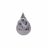 Jim Clift Design Water Drop Enamel Lapel Pin - 1