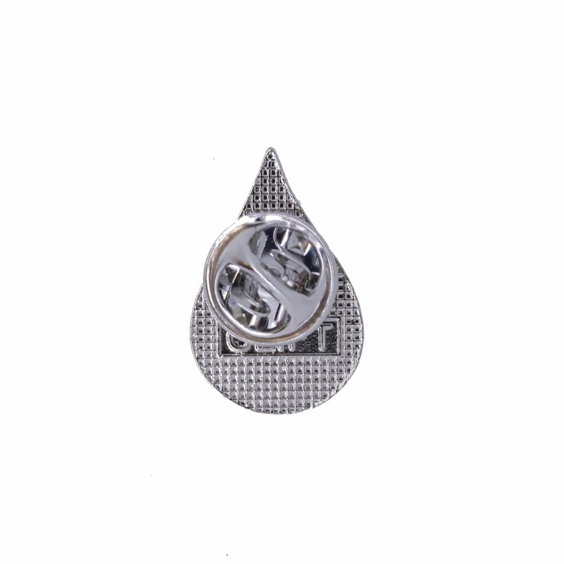 Jim Clift Design Water Drop Enamel Lapel Pin - 1