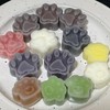 YIMINGMOLD 2pcs Puppy Paw and Bone Silicone Chocolate Molds For