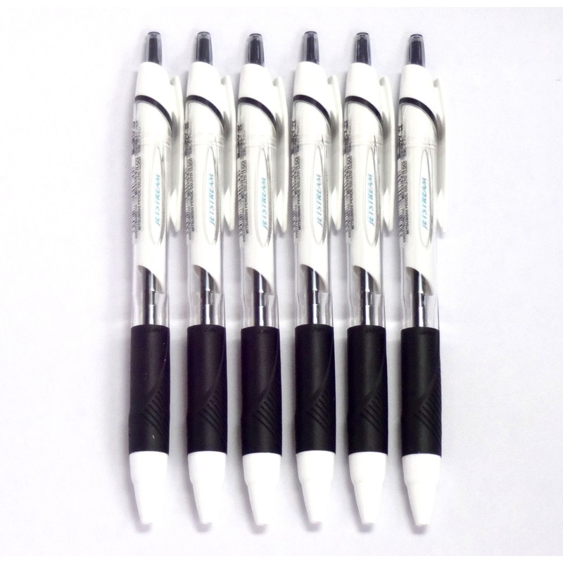 uni-ball Uni Jetstream Standard Ballpoint Pen, 0.5 mm, Black Ink,