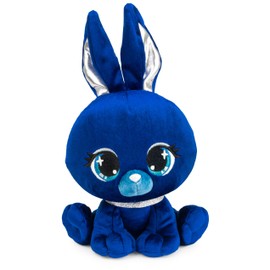 P.Lushes Pets Zuri Karrats Designer Fashion Plush Toy, Collectible Bunny Stuffed Animal, Navy Blue, 6”
