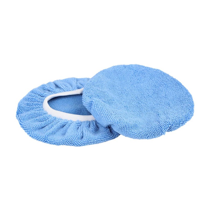 X AUTOHAUX 5pcs Car Polisher Pad Bonnet 5-6 Inch Microfiber