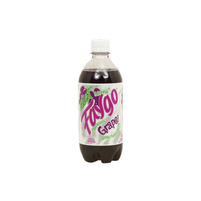 Faygo diet grape flavor soda, 20-fl. oz. plastic bottle