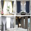 4 Pack Curtain Tie Backs, Magnetic Curtain Tiebacks,Modern Curtain Holdbacks,