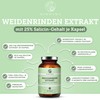 QIDOSHA Willow Bark Extract with 25% Salicin, 180 Capsules in