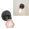 Wall Mounted Lamp Holder 180 Degrees Adjustable Metal Wall Lamp