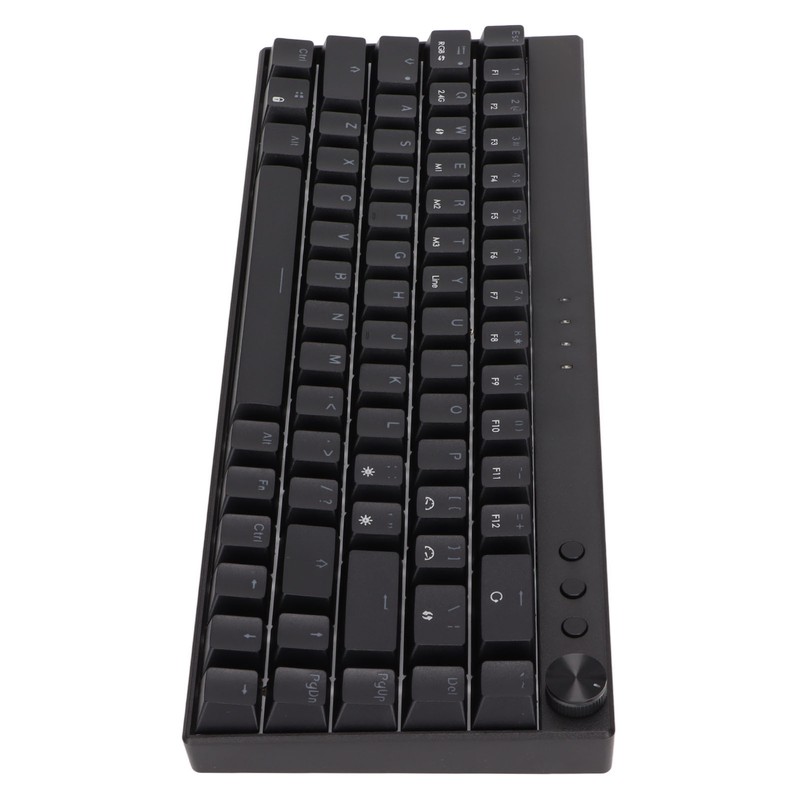 Mechanical Keyboard 68 Keys Three Modes RGB Backlight 1800mAh BatteryBlack