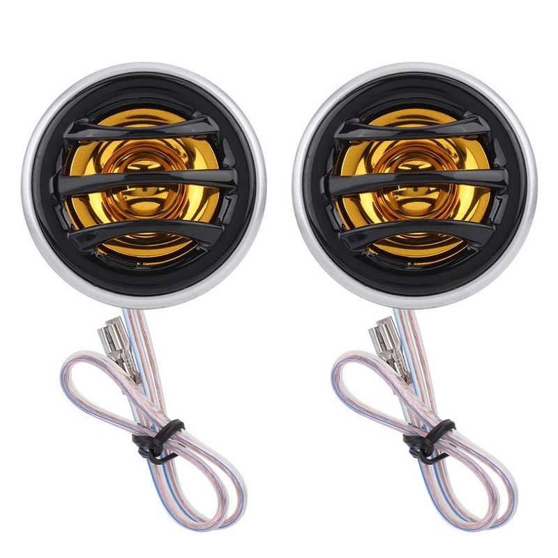 Qiilu 2pcs 12V 150W Super Tweeter Car 2 Inch Super