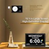 CAZOKASI Extra Large Impaired Vision Digital Alarm Clock with Day
