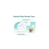 Lulumonster Pet Dental Finger Wipes for Dogs-Cats,Dog Teeth Cleaning Wipes