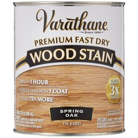 Varathane Premium Fast Dry Wood Stain, Quart, Spring Oak