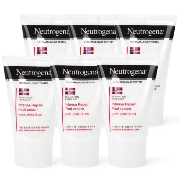 Neutrogena Intense Repair Foot Cream 56g x6