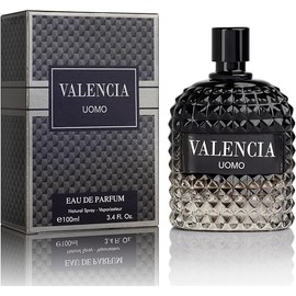 Valencia UOMO for Men Eau De Parfum - Woody Aromatic Fragrance - Floral Twist Blended with a Cool Facet of Mineral Notes & Salt - Edgy yet Masculine Scent - Cologne or Everyday Use - 100ml Bottle