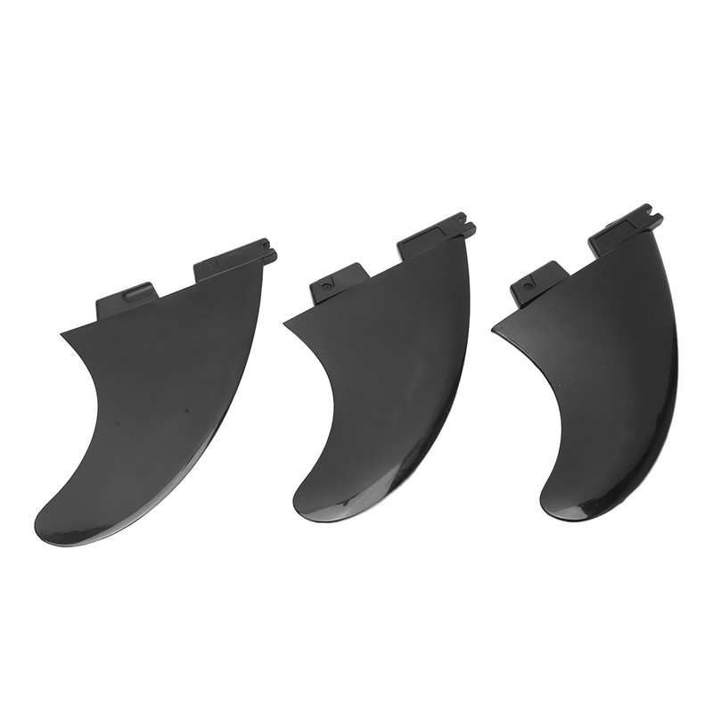 3Pcs/Set Surfboard Fin PVC Fiberglass Longboard Ocean Broad Thruster Fins