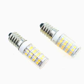 TAODAN 2PCS E12 Candlestick Screw Base Salt Bulb Replacement Himalayan Salt Lamp 5W Night Light Bulb White Light for Sewing Machine Bulb Dryer Bulb Cosmetic Mirror Bulb Replacement