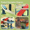 Dinosaur Race Track, Car Ramp Toy Set for Kids 3+