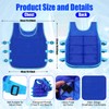 Hicarer 10 Pcs Summer Cooling Vest with 240 Pcs Ice