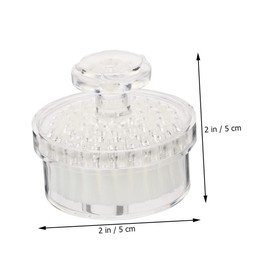 TOVINANNA Cleansing Brush Face Brush Exfoliator Facial Scrubber Face Tools Face Scrubber Brush Face Massager Facial Facial Brush for Deep Clean Face Wash Manual Face Pp White