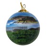 Art Studio Company Hand Painted Glass Christmas Ornament - Beach