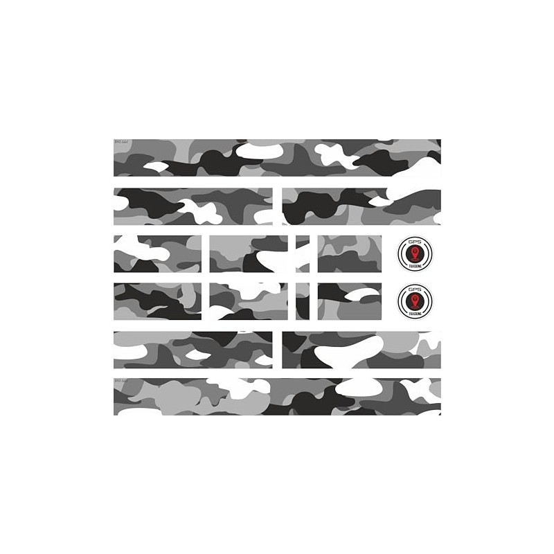 BIKE-label X400128VA Bicycle Frame Sticker Set XL Sticker Set E-Bike