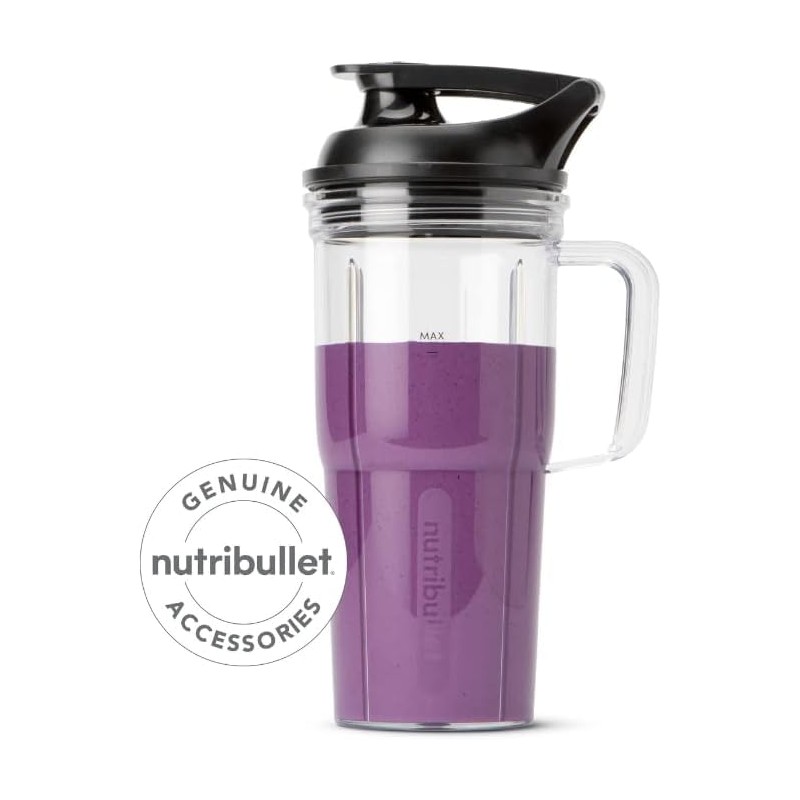 Nutribullet 700ml Travel Handled Cup with Premium Flip Top Lid