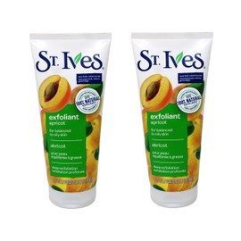 St. Ives Fresh Skin Scrub, Apricot 6 oz Pack of (2)
