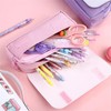 My Melody Cinnamoroll, Chromi, Pencil Case, Large Capacity, PU Leather,