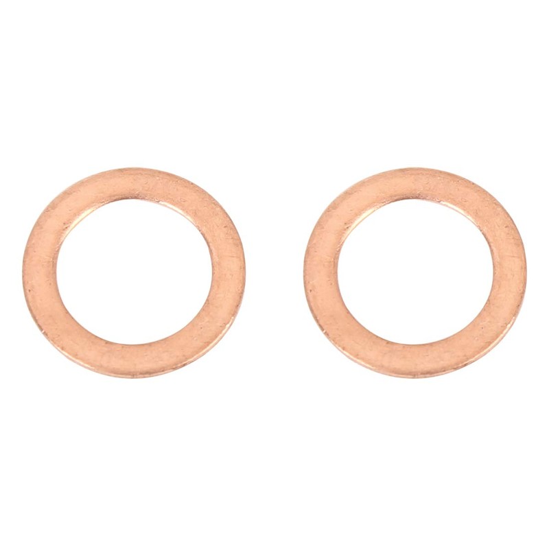 X AUTOHAUX 12 mm Banjo Hose Bolt Washer Fitting Metal