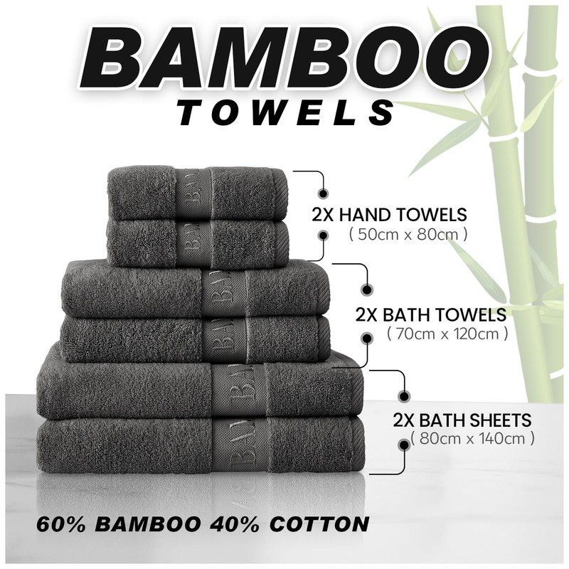 GC GAVENO CAVAILIA Bamboo Hand Towels 2 Pack - 500