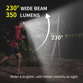 INWOSNEY - Faro LED con sensores de movimiento, luz de banda ancha de 230°, 10 modos de iluminación, luz de tres colores, luz COB XPE ligera e impermeable (2 unidades)