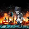Hip Hop Commemorative Skeleton Ornaments Desktop Resin Crafts Gifts for