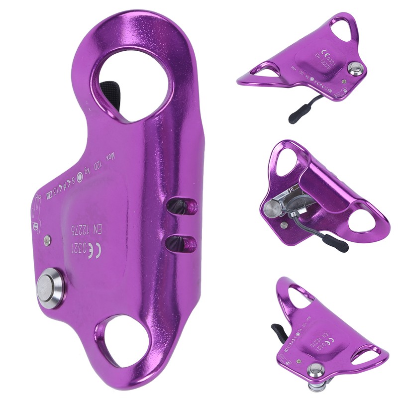 Aviation Aluminum Outdoor Rock Climbing Ascender Mountaineering Anti‑Fall Riser Equipment