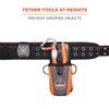Ergodyne Squids 3002 Retractable Tool Lanyard with Locking Carabiner, Straps