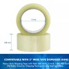 Unbranded 6 Rolls Clear Packing Tape Designed for Moving Boxes