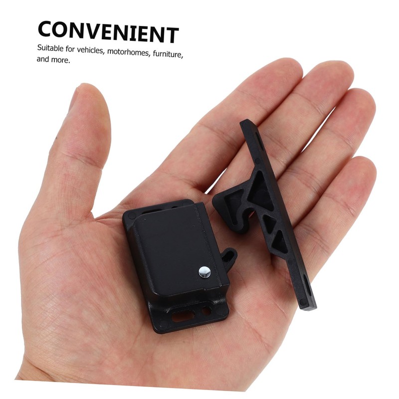 Tofficu Effortless Install Rv Cabinet Door Latches Grabber Catches Push-to-Close