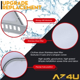 Dryer Lint Filter Screen Trap Replaces For LG DLG3051W DLG3171W DLGX3471V DLGX3471W DLGX3571V DLGX3251W DLGX3876W DLG3181W DLG3501W DLG3401W DLG3601W DLG3461W DLG2602W DLGX3901W DLGX3551W DLGX3551V