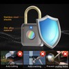 Pothunder Fingerprint Padlock, Smart Padlock, Locker Lock, Biometric Keyless Fingerprint