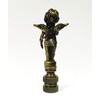Lamp Finial-Cherub-Antique Brass Finish, Highly Detailed Metal Casting