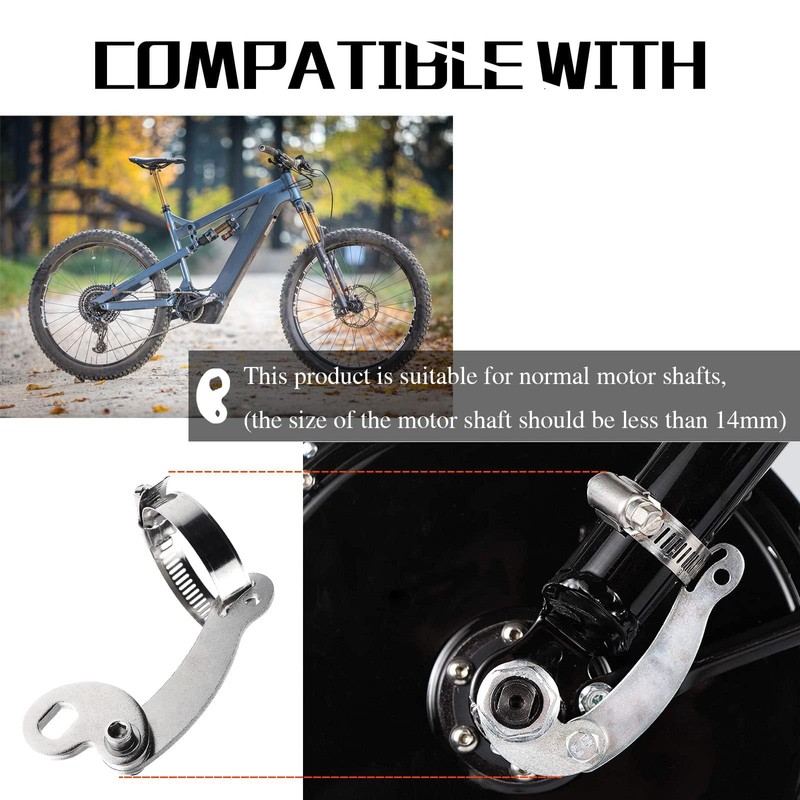 2 Sets Universal Torque Arm Conversion Kit Compatible with E-Bike
