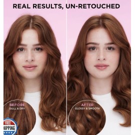 L'Oreal Paris Glossing Sulfate Free Shampoo and Conditioner Set with Glycolic