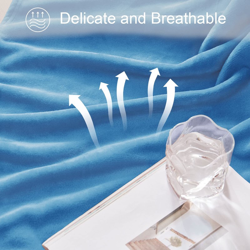 Exclusivo Mezcla Soft Throw Blanket, 127 x 178 CM Fleece