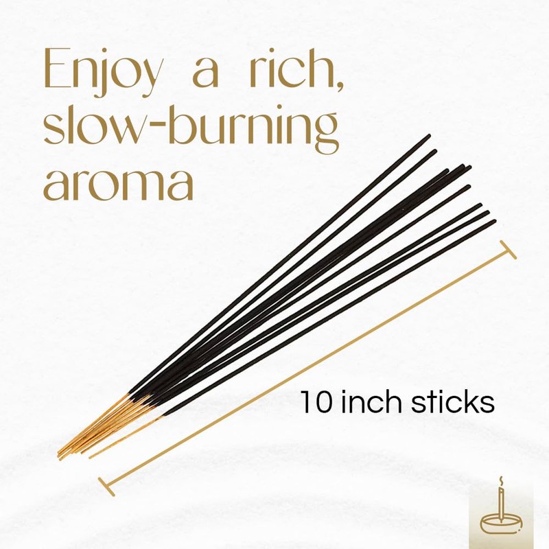 Gonesh - Extra Rich Scented Incense Sticks - Non-Toxic 10”