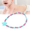 Silicone Baby Teething Necklace Soft Flexible Safe Infant Toddler Teether