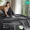 Shilucheng Bamboo Sheets Set 4/6 Pc, Cooling Breathable & Hotel