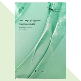 Kim Jeongmoon Aloe 김정문알로에 피토 그린 앰플 마스크 30ml 10매 피부 진정 앰플 Kim Jeong-Mun Aloe Phyto Green Ampoule Mask 30ml 10pcs Skin Soothing Ampoule