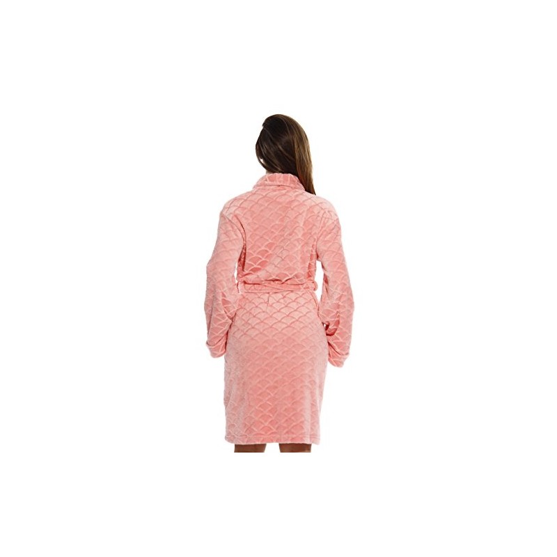 Just Love Kimono Robe Bath Robes for Women 6311-Coral-L