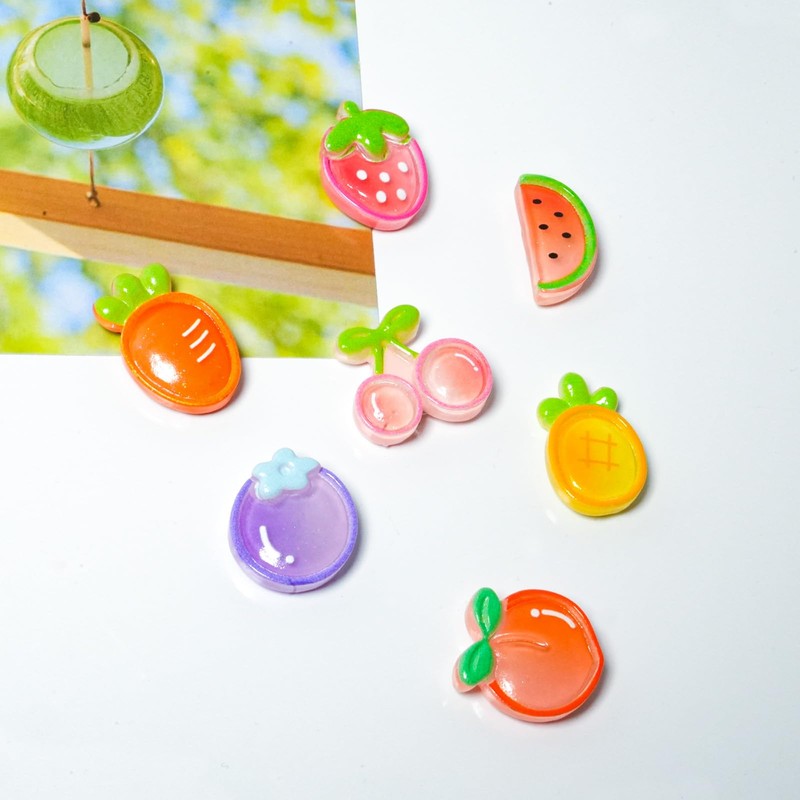 28 Pack Fruit Fridge Magnets, Cute Fridge Magnet, Strong Decoration