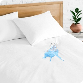 Bare Home Full Size Mattress Protector - Premium 100% Waterproof Mattress Protector - Vinyl Free - Cooling Mattress Protector (Full, White)